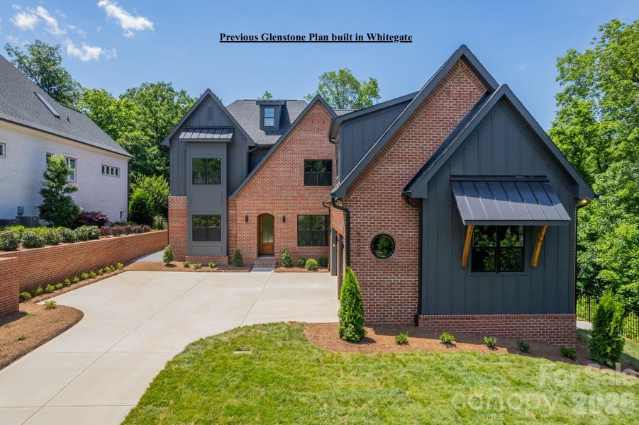 Front exterior of a new home in , Charlotte, NC, highlighting curb appeal (Image 7).