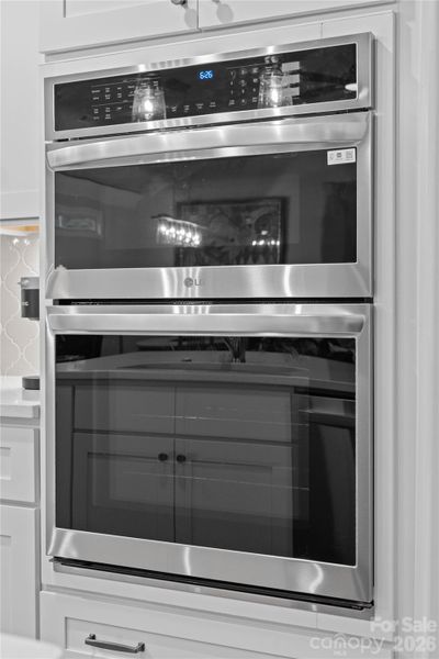 Built in wall oven.