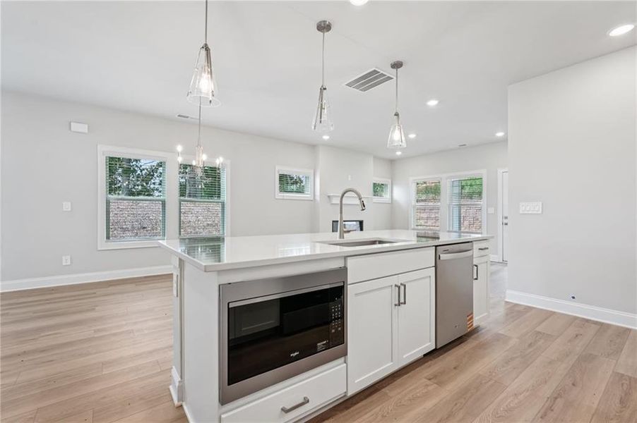 Furnished interior view inside a new home in Hemingway - Reserve Series, Cumming (Image 7). Furnished interior view inside a new home in Hemingway - Reserve Series, Cumming (Image 7).