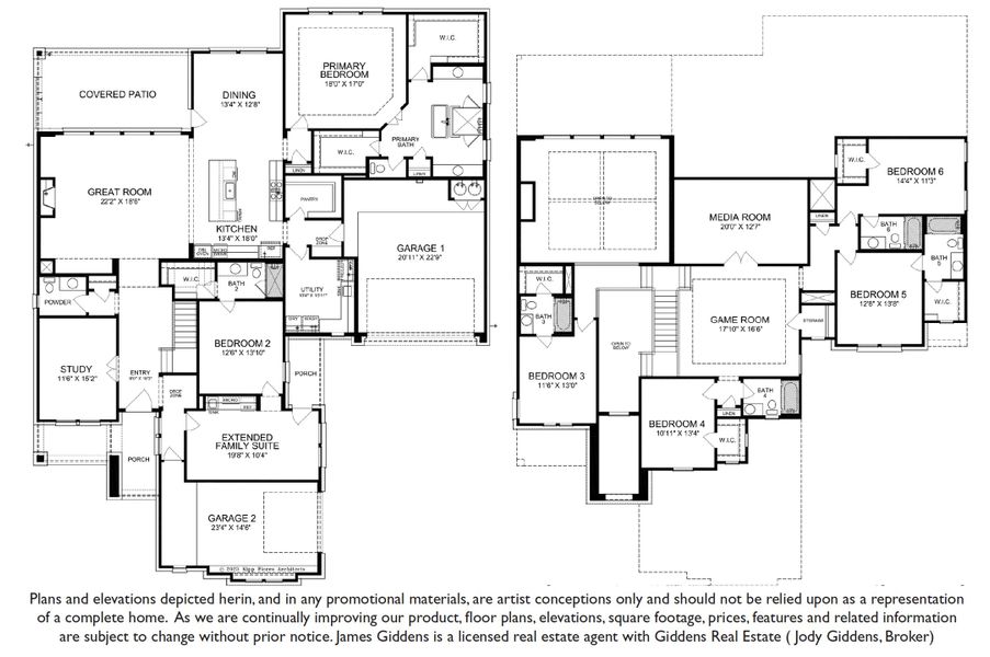 2D floor plan layout of this home in Riverstone, Georgetown, TX (Image 2). 2D floor plan layout of this home in Riverstone, Georgetown, TX (Image 2).