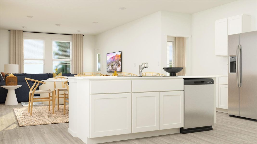 Furnished interior view inside a new home in Elm Creek, Elgin (Image 12).