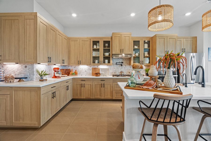 Furnished interior view inside a new home in Sweetwater, Austin (Image 4).