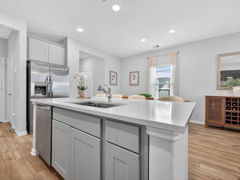 Furnished interior view inside a new home in Lakes at Black Oak, Magnolia (Image 11). Furnished interior view inside a new home in Lakes at Black Oak, Magnolia (Image 11).