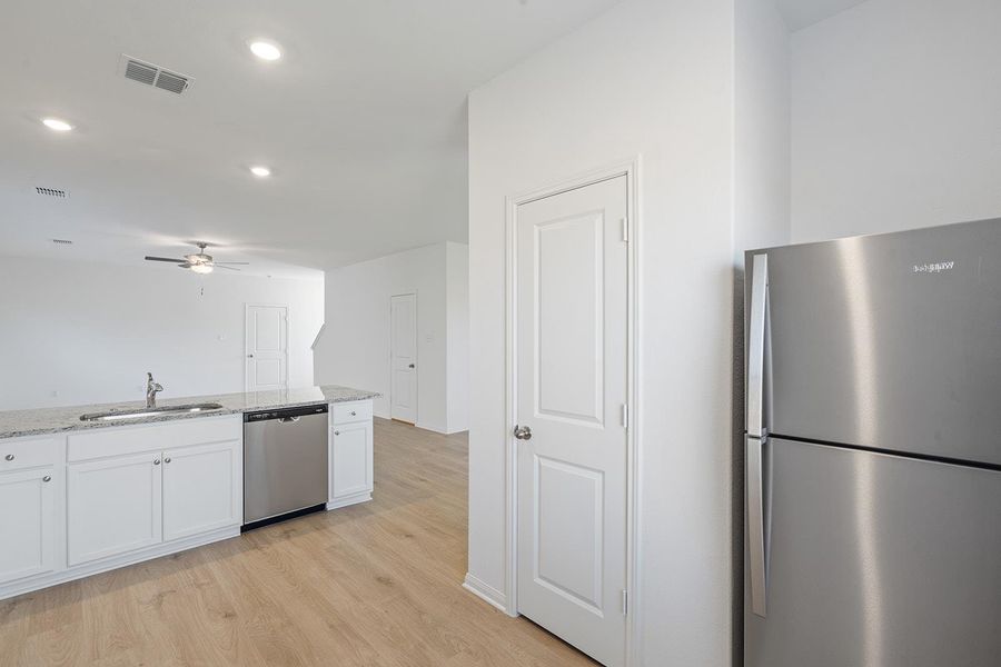 Furnished interior view inside a new home in Colson Ranch, Jarrell (Image 3).