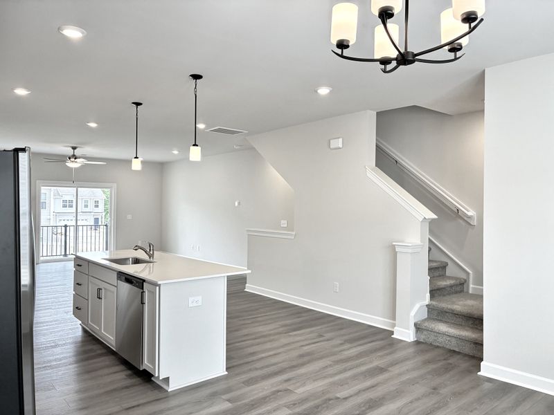 Furnished interior view inside a new home in Miller Park, Greenville (Image 5).