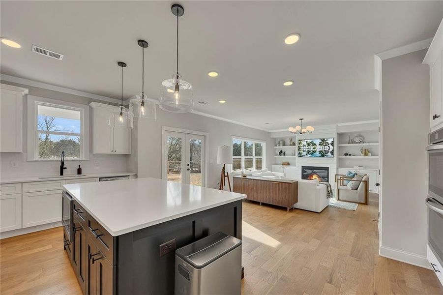 Furnished interior view inside a new home in , Marietta (Image 22).