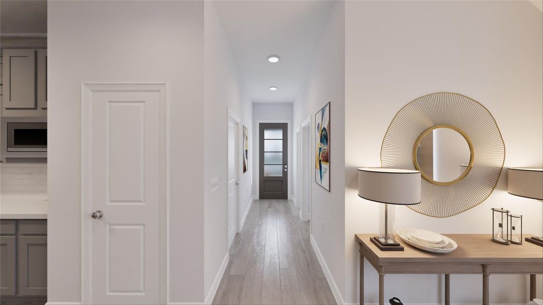 Furnished interior view inside a new home in Oakberry Trails, Waller (Image 12).