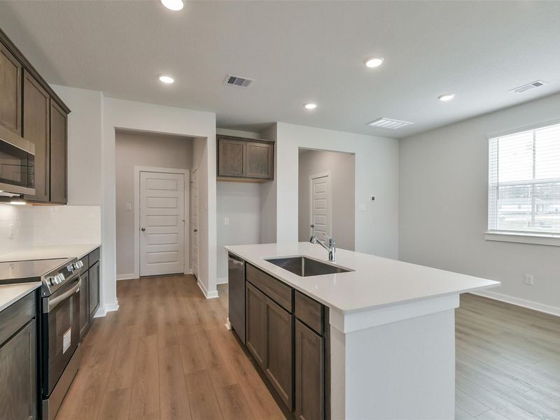Furnished interior view inside a new home in Liberty Estates, Cleveland (Image 10).