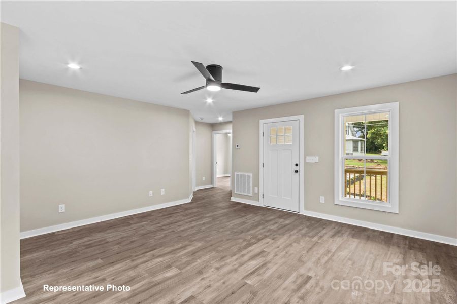 Spacious, unfurnished interior of a new home in , Statesville (Image 23).