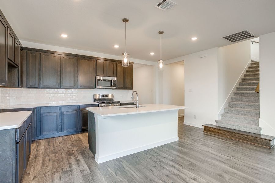 Furnished interior in a model home at Bear Ridge in Burleson (Image 13).