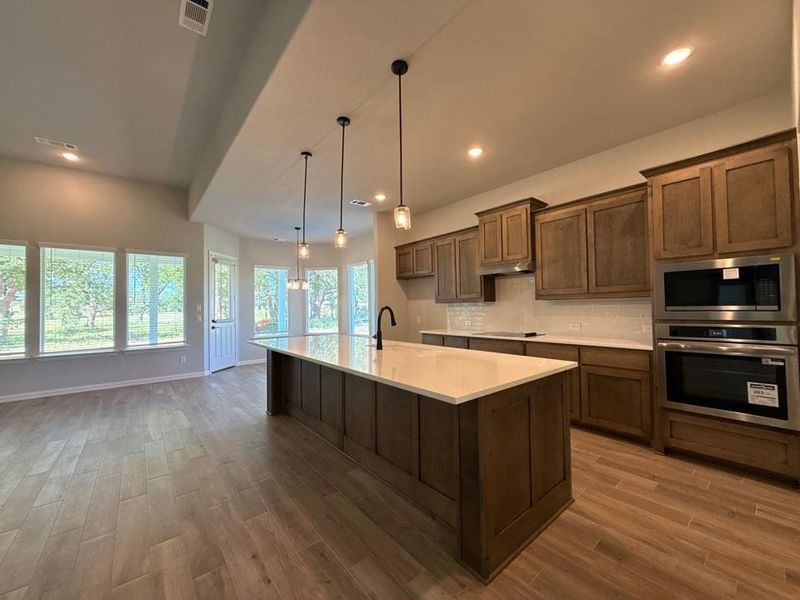 Furnished interior view inside a new home in Oak Grove Addition, Springtown (Image 8).
