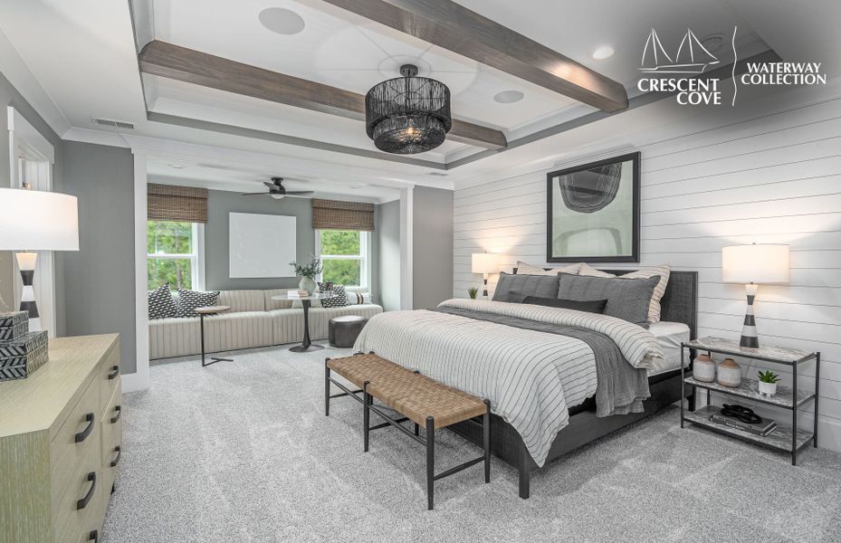 Representative furnished interior of a home built from the Woodward - Waterway Collection by Pulte Homes in Crescent Cove, Myrtle Beach (Image 7).