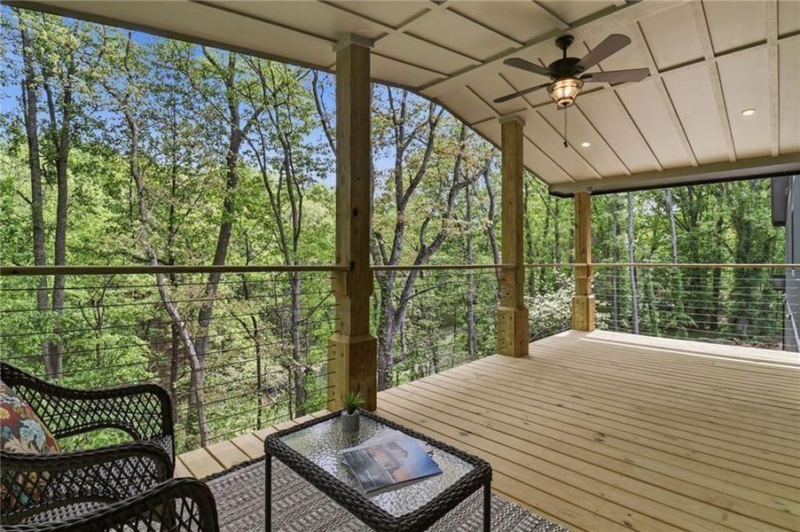 Exterior details and patio area of a home in , Acworth (Image 38).