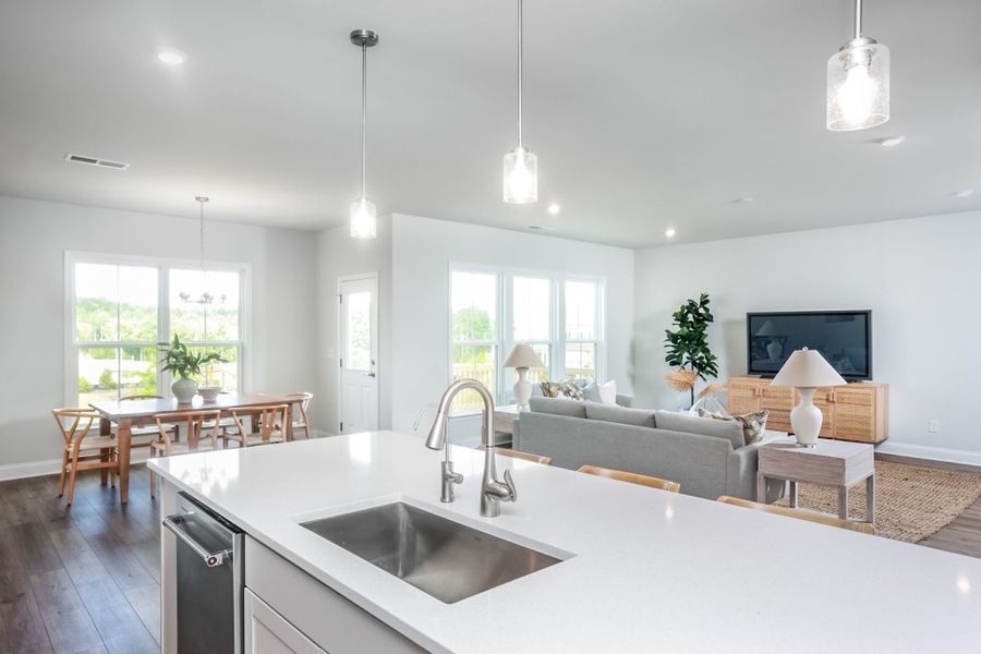 Representative furnished interior of a home built from the Valleybrook by Pulte Homes in Lewiston Meadows, Greensboro (Image 5).