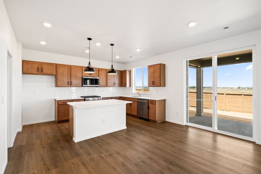 Furnished interior view inside a new home in Cordovan, Firestone (Image 6).