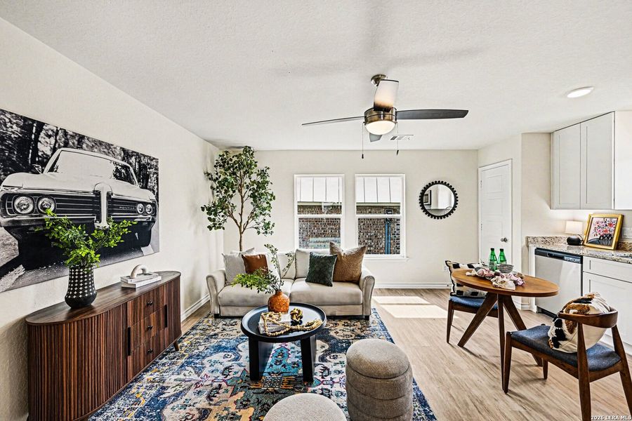 Furnished interior view inside a new home in , San Antonio (Image 27).