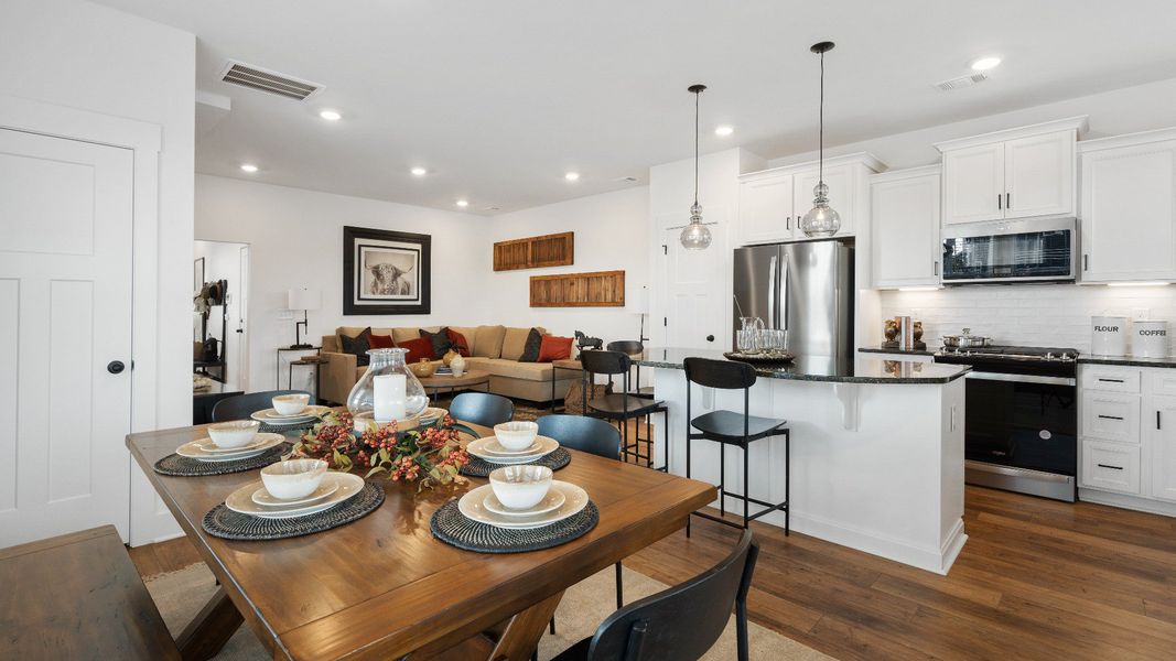 Breakfast Room of the Rochester Design by DRB Homes