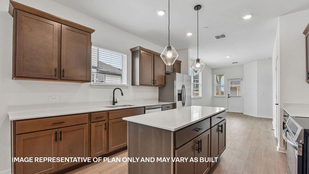 Furnished interior view inside a new home in Avery Centre, Round Rock (Image 7).