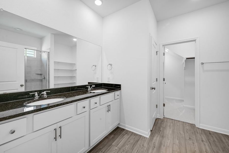 Furnished interior view inside a new home in Emory Crossing 40s, Hutto (Image 5). Furnished interior view inside a new home in Emory Crossing 40s, Hutto (Image 5).