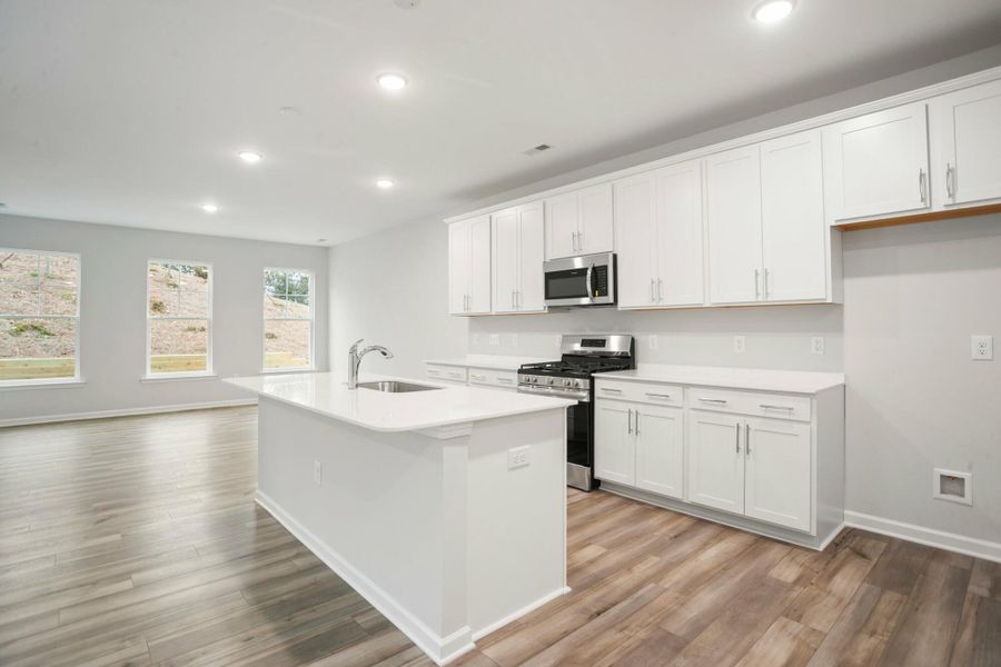 Furnished interior view inside a new home in Chandler Ridge, McLeansville (Image 9). Furnished interior view inside a new home in Chandler Ridge, McLeansville (Image 9).