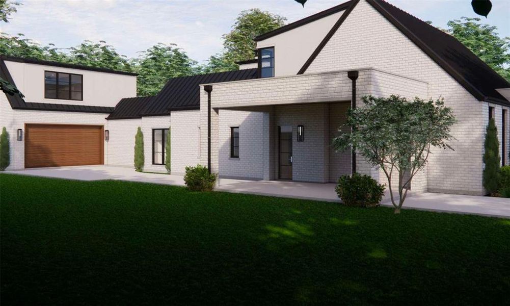 Front exterior of a new home in , Dallas, TX, highlighting curb appeal (Image 3). Front exterior of a new home in , Dallas, TX, highlighting curb appeal (Image 3).