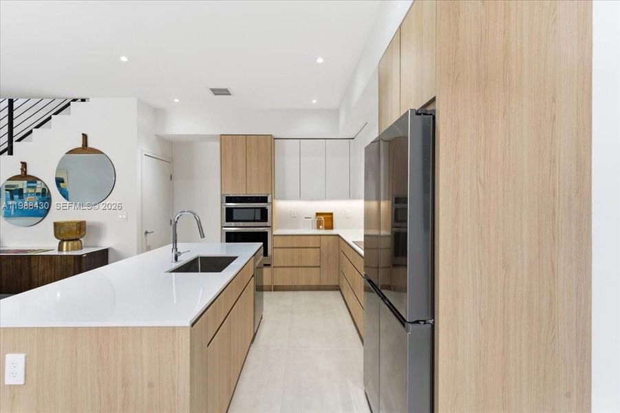 Furnished interior view inside a new home in , Miami (Image 8). Furnished interior view inside a new home in , Miami (Image 8).