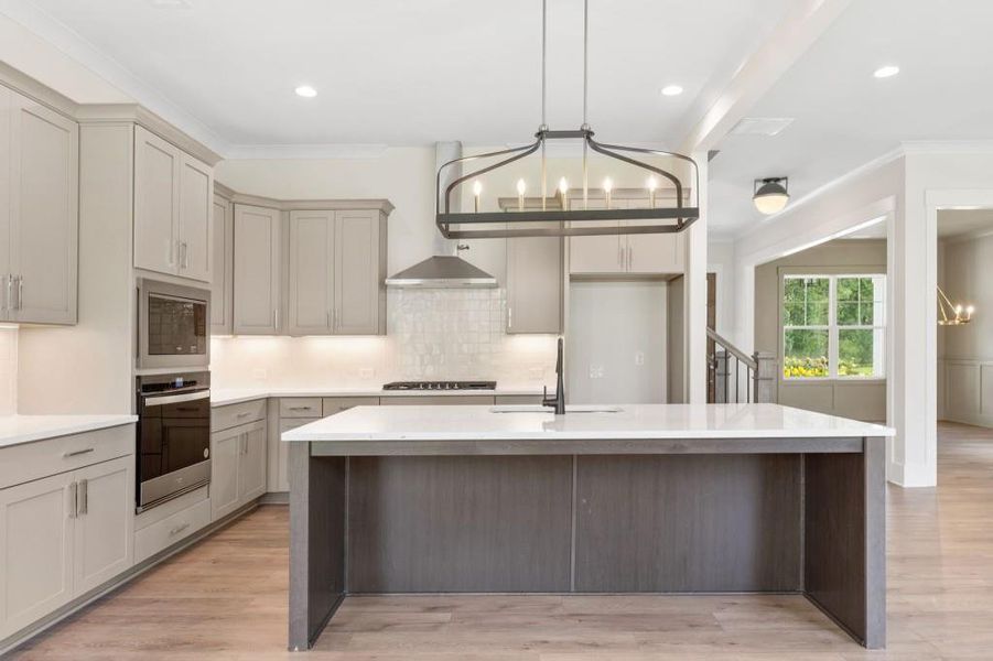Furnished interior view inside a new home in Hillshire, Cumming (Image 11).