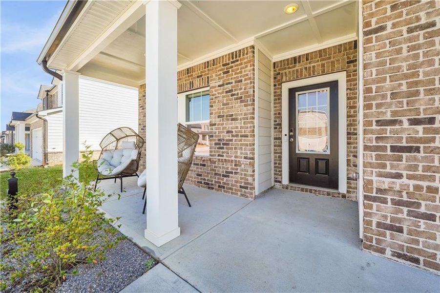 Exterior details and patio area of a home in , Loganville (Image 4).