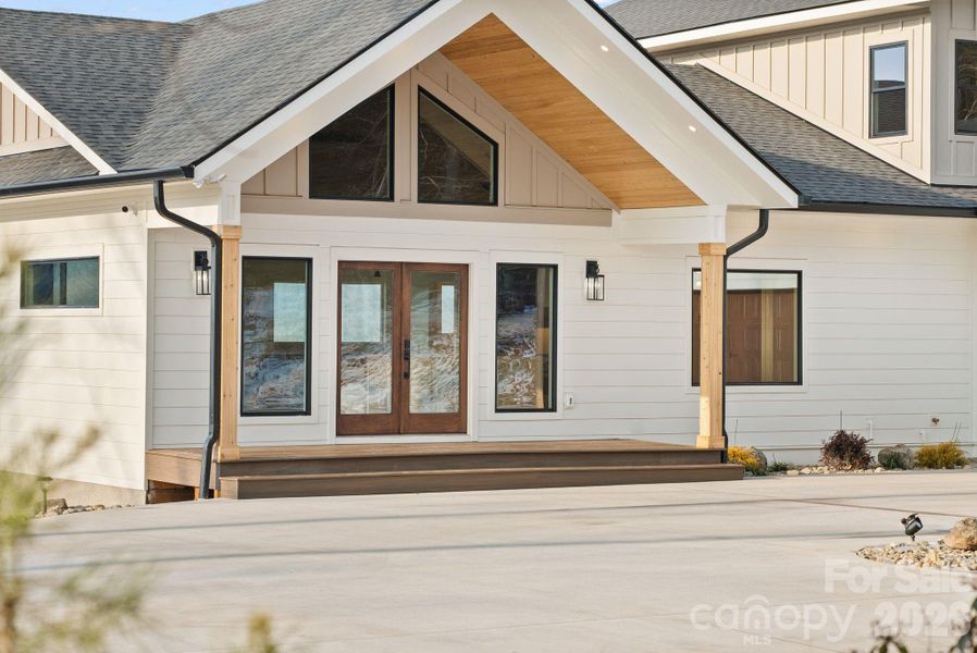 Exterior details and patio area of a home in , Old Fort (Image 4). Exterior details and patio area of a home in , Old Fort (Image 4).
