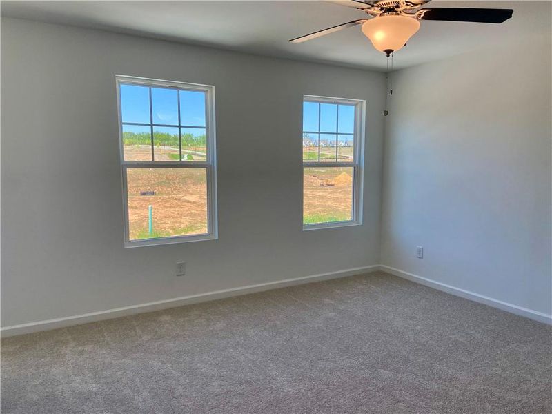 Spacious, unfurnished interior of a new home in Eastlyn Crossing, Flowery Branch (Image 27). Spacious, unfurnished interior of a new home in Eastlyn Crossing, Flowery Branch (Image 27).
