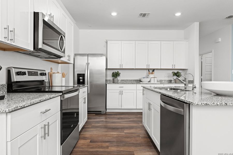 Furnished interior view inside a new home in , New Braunfels (Image 21).