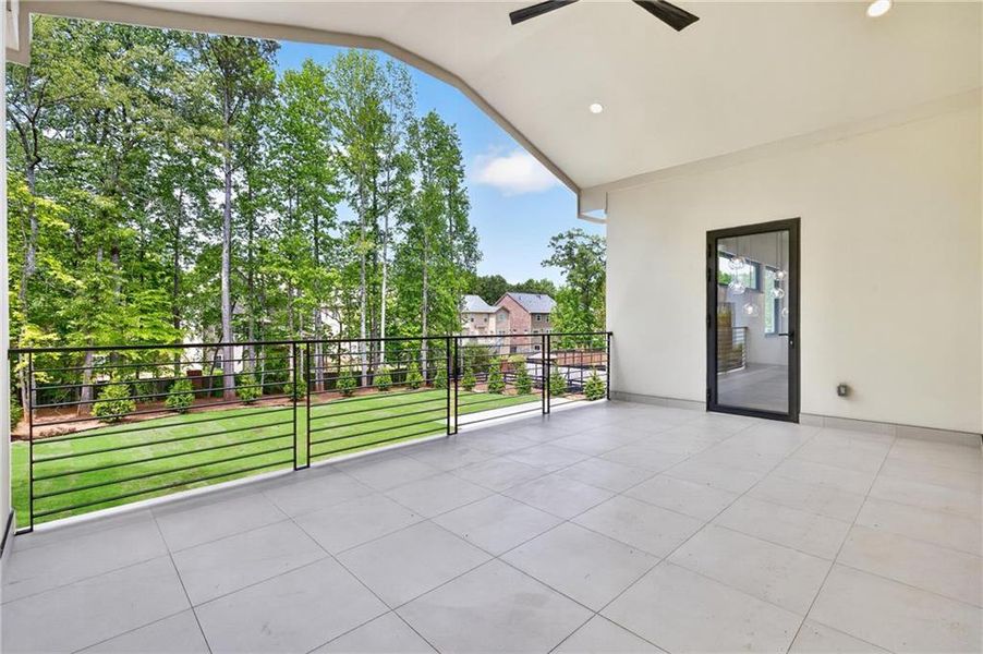 Exterior details and patio area of a home in , Sugar Hill (Image 33).