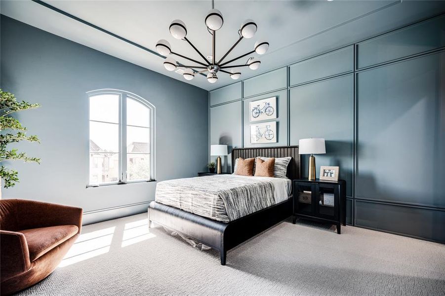 Furnished interior view inside a new home in , Southlake (Image 26).