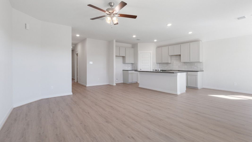 Representative furnished interior of a home built from the Blanton by Brightland Homes in Cielo, Conroe (Image 7).
