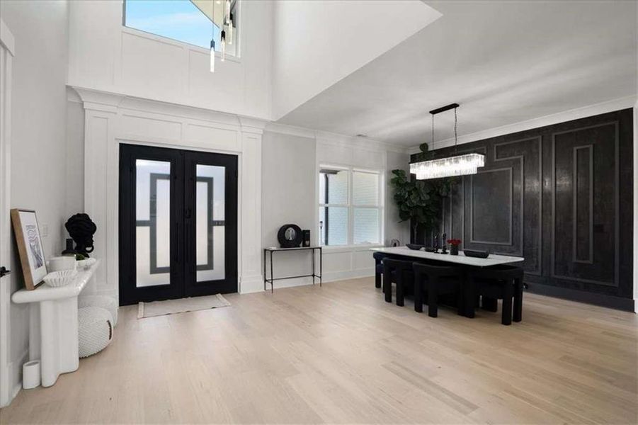 Furnished interior view inside a new home in , Hoschton (Image 37).