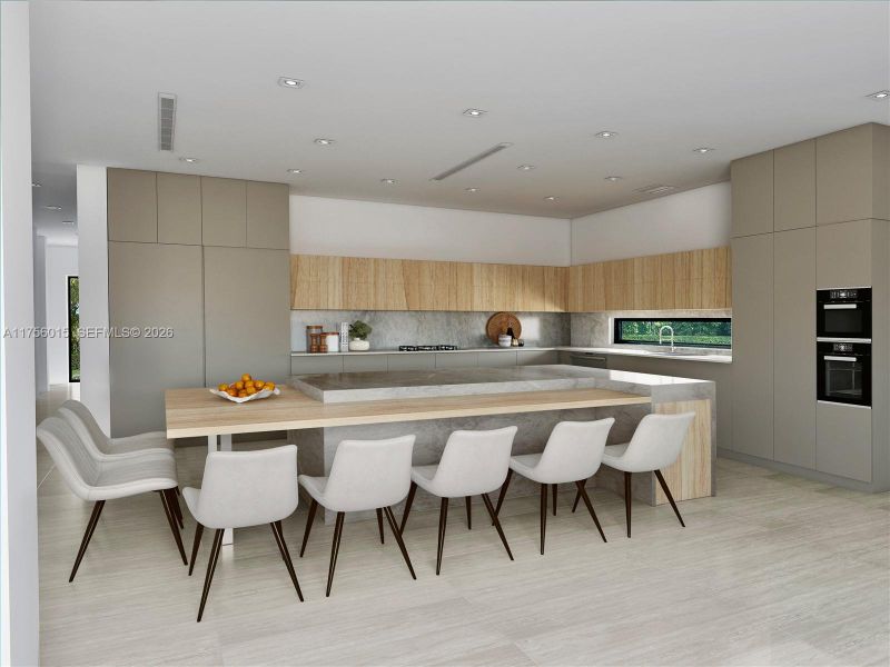 Furnished interior view inside a new home in , Miami (Image 4).