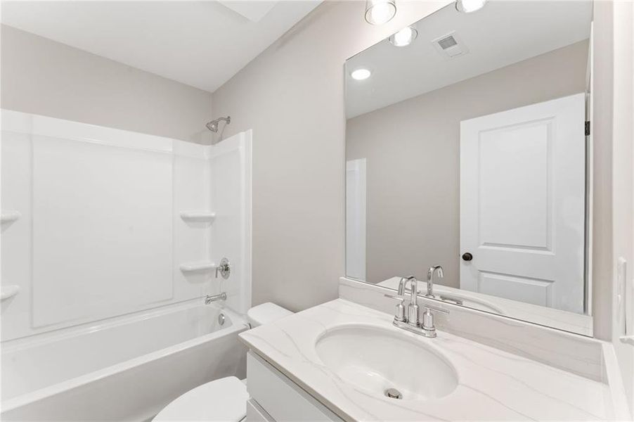 Furnished interior view inside a new home in Cherokee Township, Acworth (Image 11). Furnished interior view inside a new home in Cherokee Township, Acworth (Image 11).