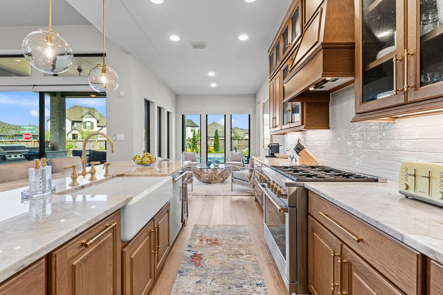 Furnished interior view inside a new home in , Fulshear (Image 19).