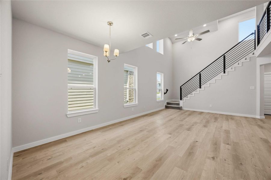Spacious, unfurnished interior of a new home in Bluebonnet Village, Bellville (Image 23). Spacious, unfurnished interior of a new home in Bluebonnet Village, Bellville (Image 23).