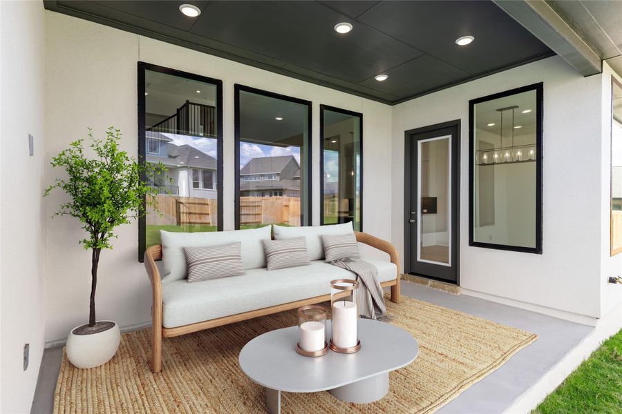 *Virtually Staged* Ourdoor Covered Patio