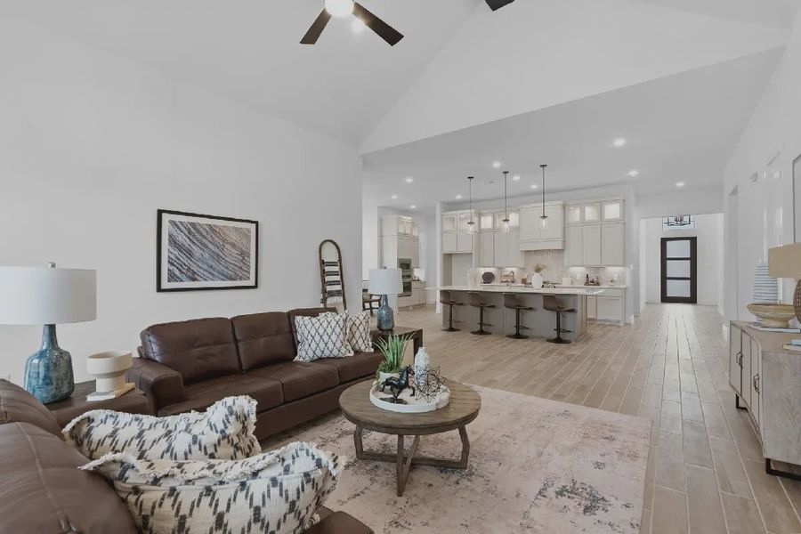 Representative furnished interior of a home built from the Sweetwater by Chesmar Homes in Steward Estates, Conroe (Image 10). Representative furnished interior of a home built from the Sweetwater by Chesmar Homes in Steward Estates, Conroe (Image 10).