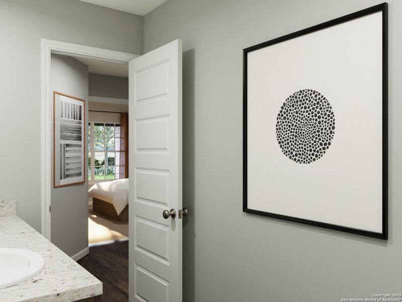 Furnished interior view inside a new home in Swenson Heights, Seguin (Image 15).