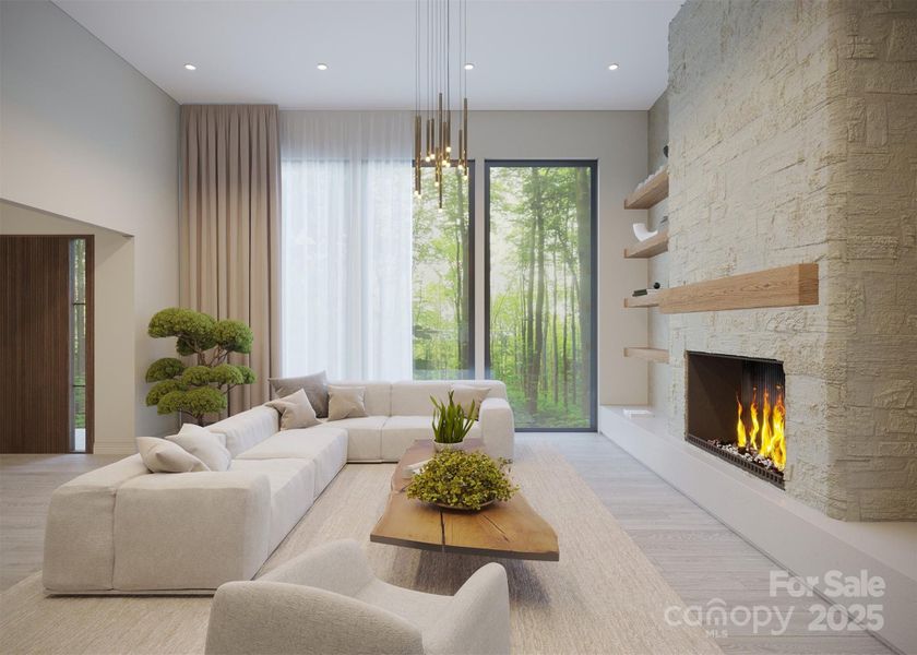 Furnished interior view inside a new home in , Arden (Image 8).