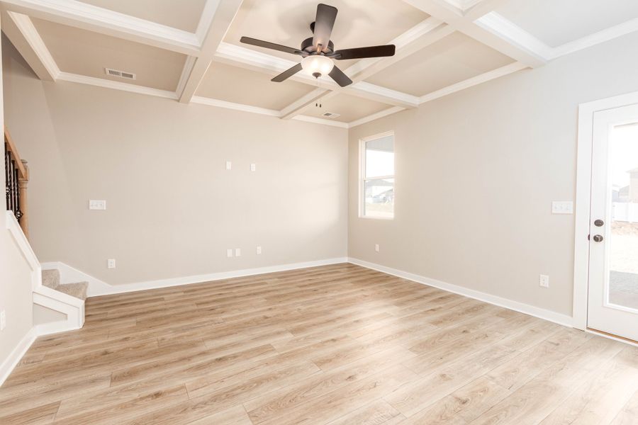 Representative unfurnished interior of a home built from the Cypress w/ Bonus Rm by Nason Homes in Woodland Farms, Dickson (Image 20).