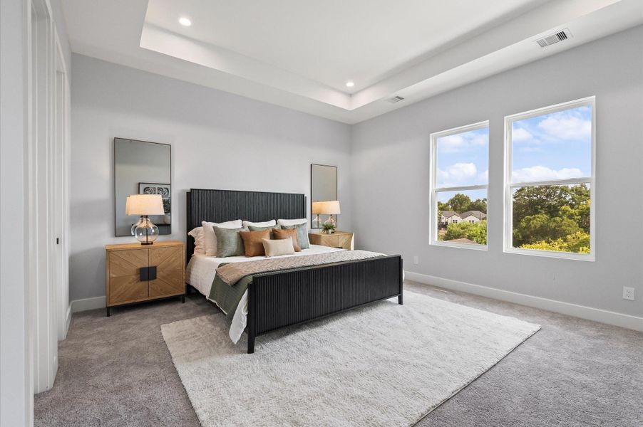 Furnished interior view inside a new home in , Houston (Image 14).