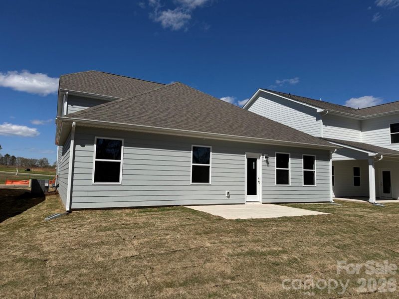 Exterior details and patio area of a home in McFarland Estates, York (Image 4).