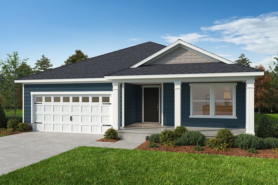 Representative exterior photo of a completed home built from the 2074 by KB Home in Gatsby Station, Raleigh, NC (Image 5).