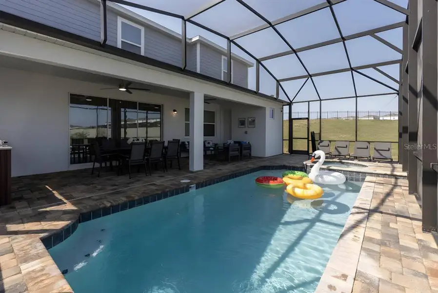 Exterior details and patio area of a home in , Davenport (Image 4).