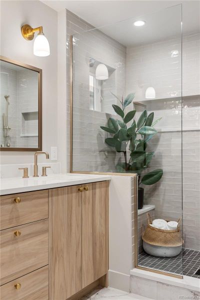 Furnished interior view inside a new home in , Denver (Image 37).