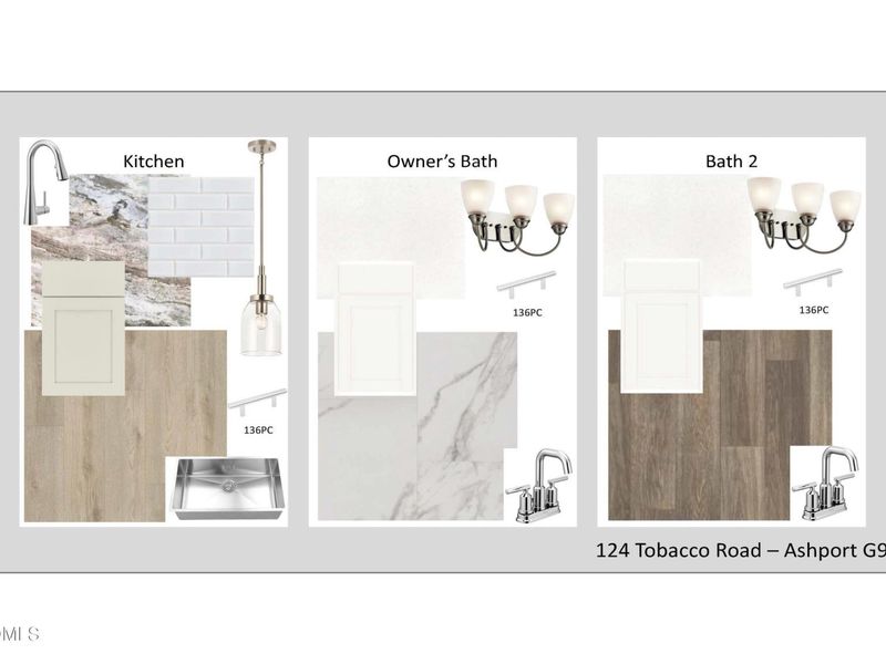 Sample of building materials used in homes in Tobacco Road, Angier (Image 2).